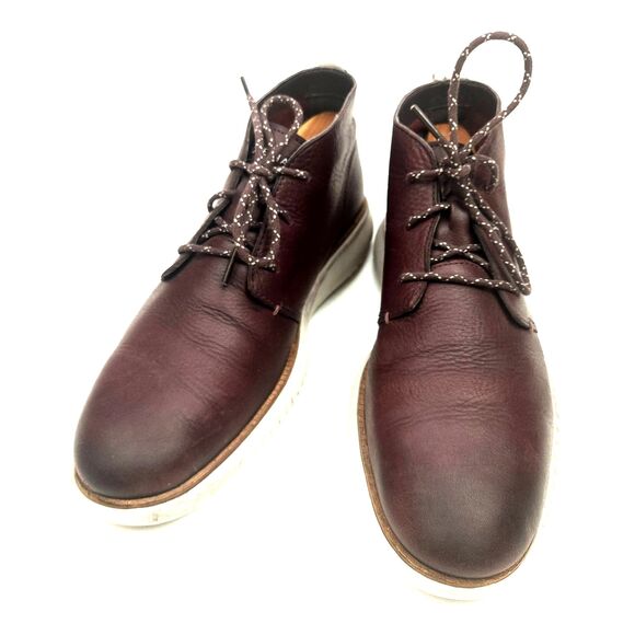 Cole Haan Boots Men 9.5 M Chukka Leather Brown 2.Zerogrand Ankle Lace Shoes main image 9